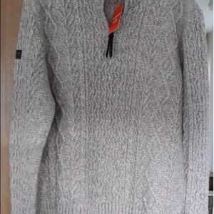 Superdry, Men’s Jacob Henley, Oatmeal 2xl, brand new with tags